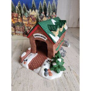 Heartland Valley Covered Bridge Deluxe portion Village accessories Xmas‎